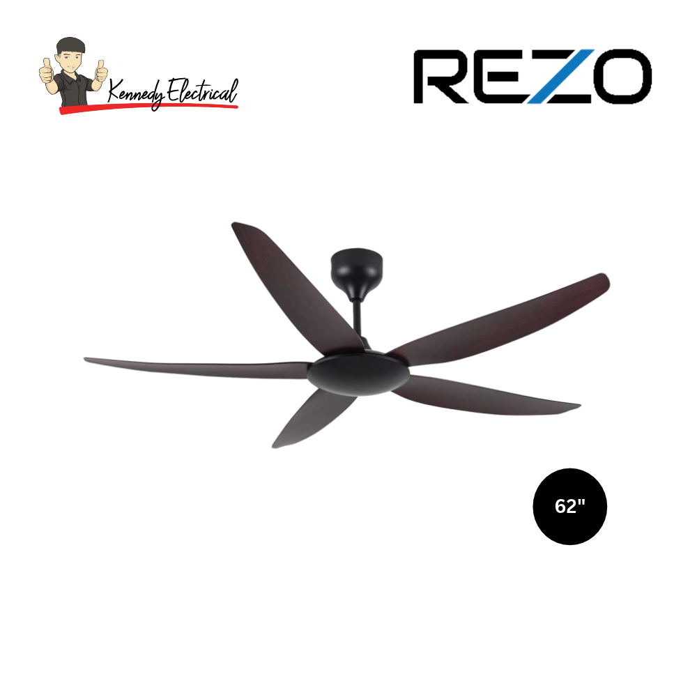 Rezo 62" Zetta DC Motor Ceiling Fan (ZETTA62)