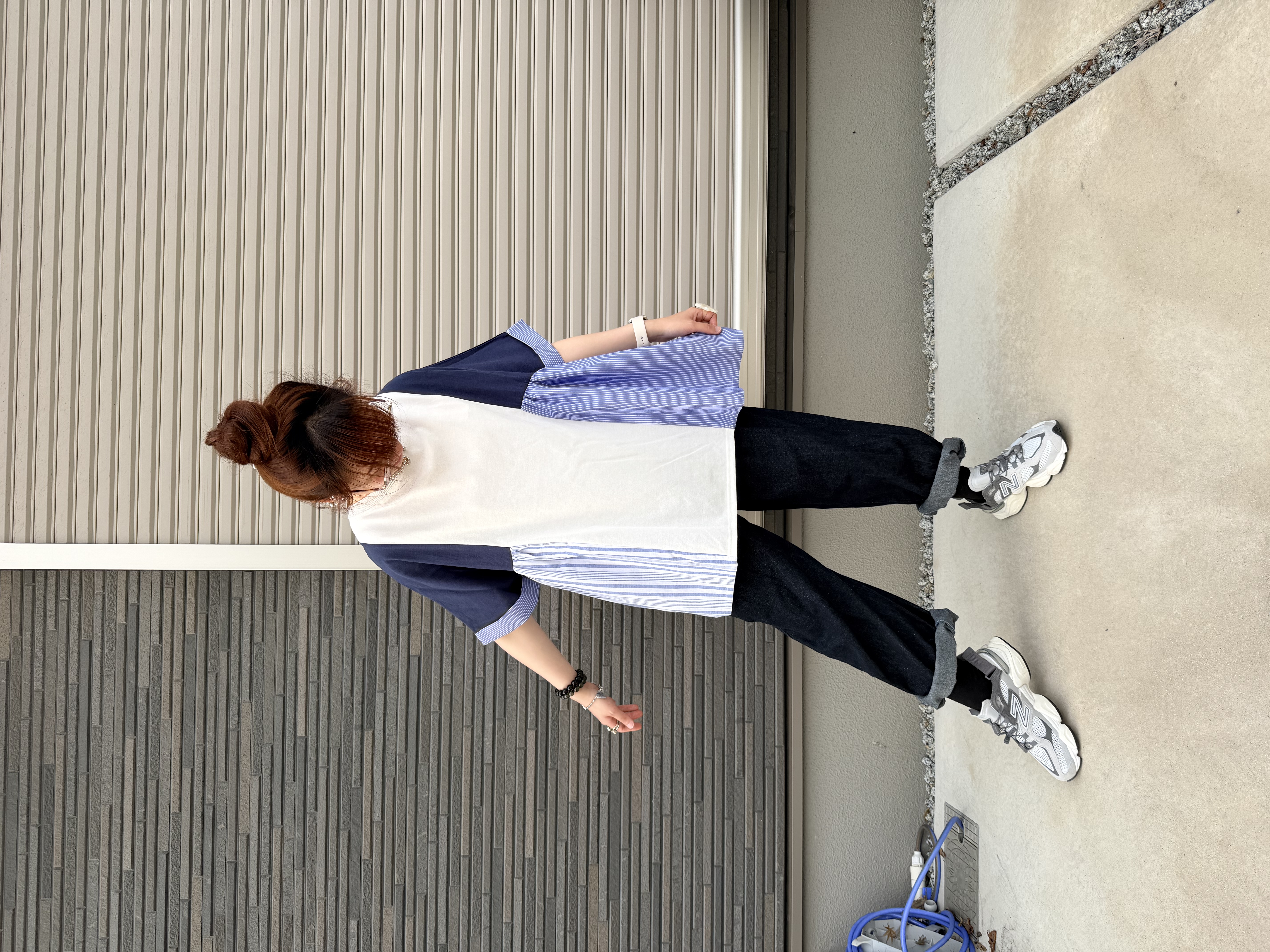 日本拼款衫
