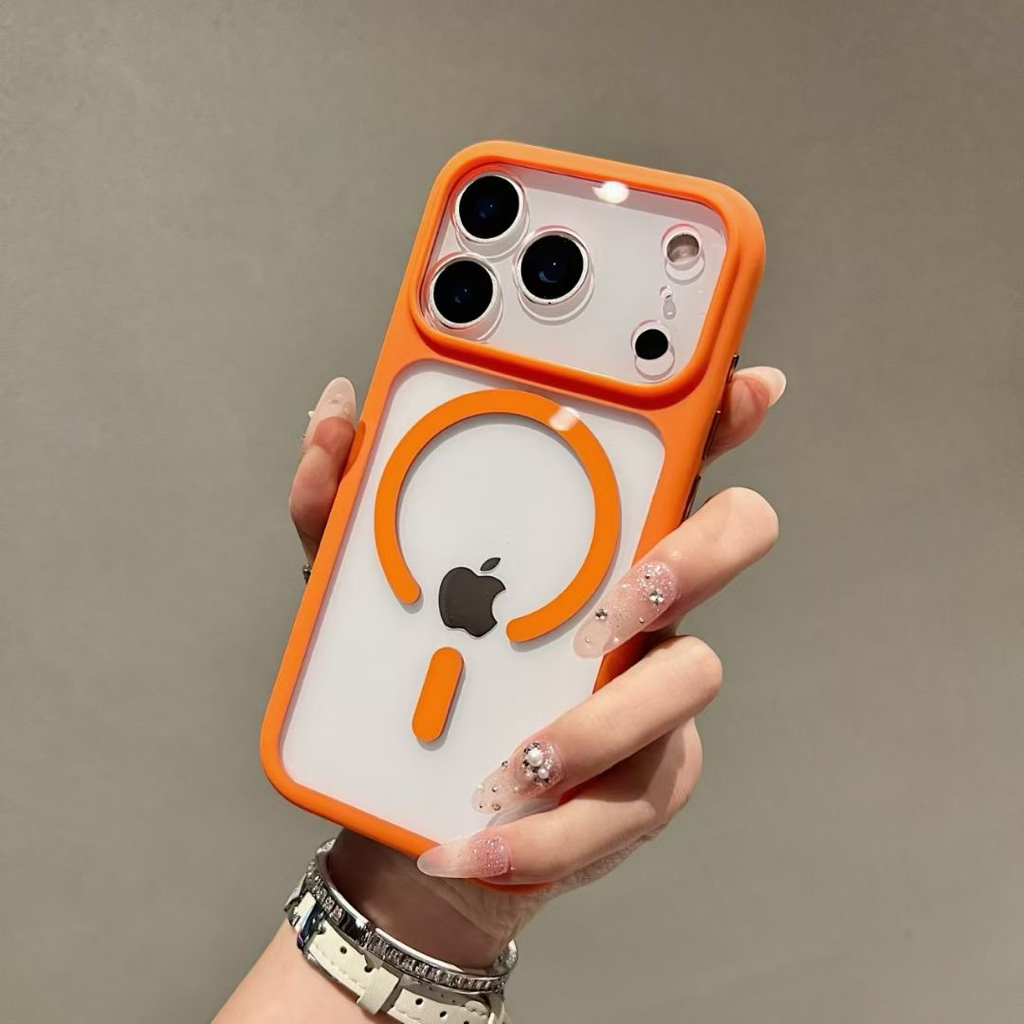 iPhone 17 Pro/ 17 Pro Max 劲盾MagSafe磁吸壳 | 高清全透硬背 | 软边防摔 | 独立相机按键 | 自带挂绳孔