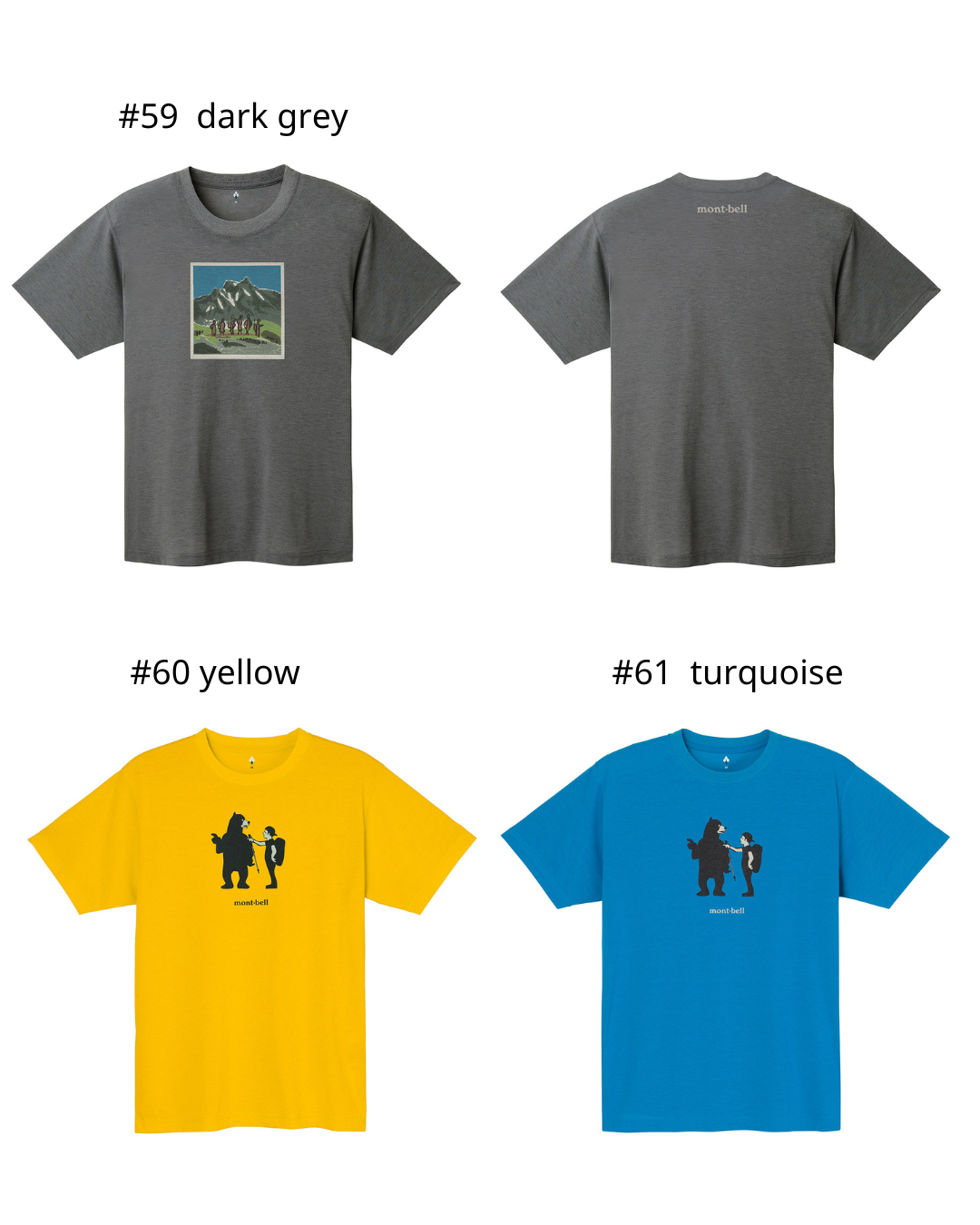 日本代購【 2026新款式 日本直送   montbell WICKRON 透氣 快乾 功能 T-Shirt  男女合穿  | mont-bell unisex print tee 】