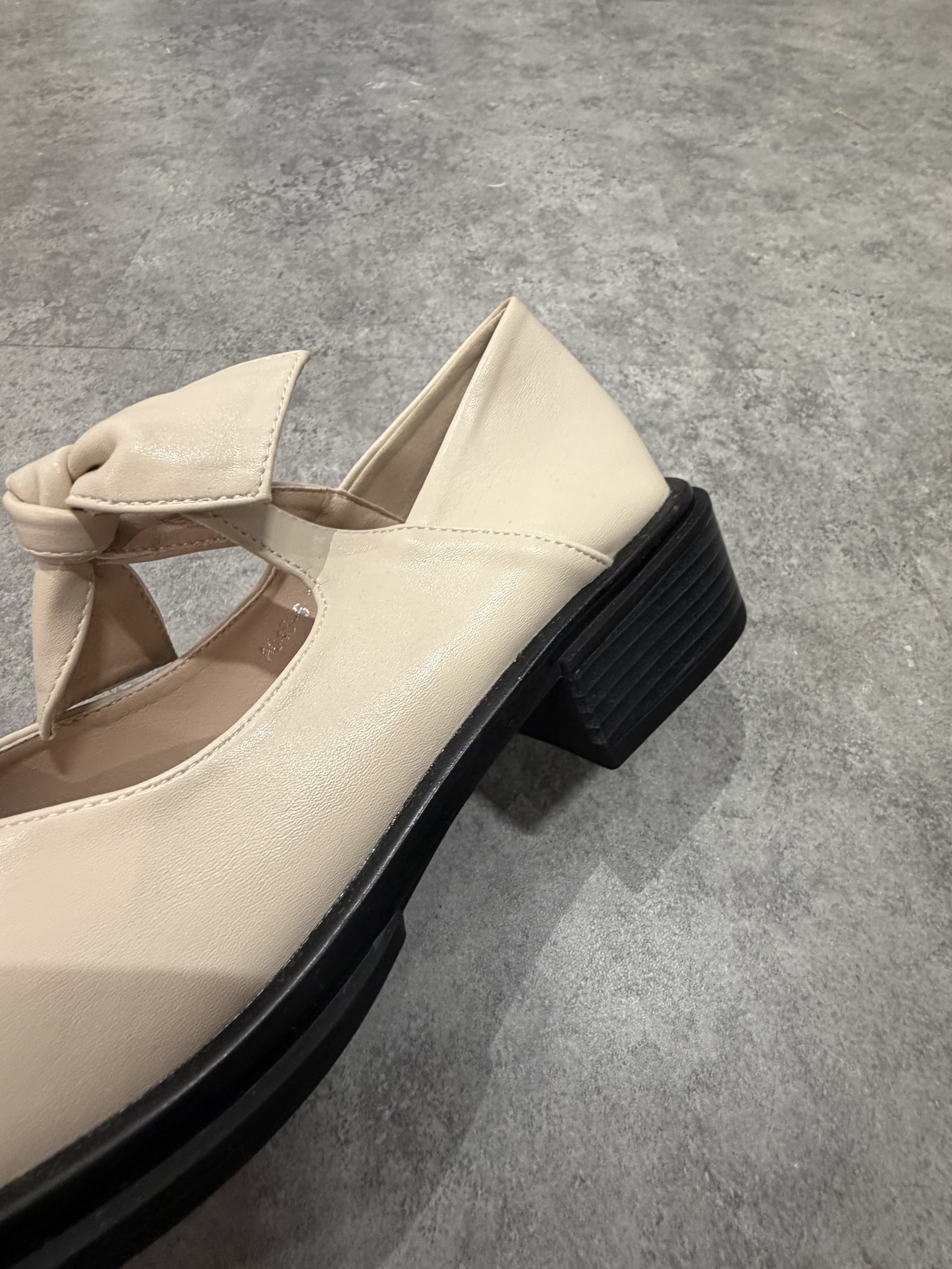 復古方頭瑪麗珍鞋