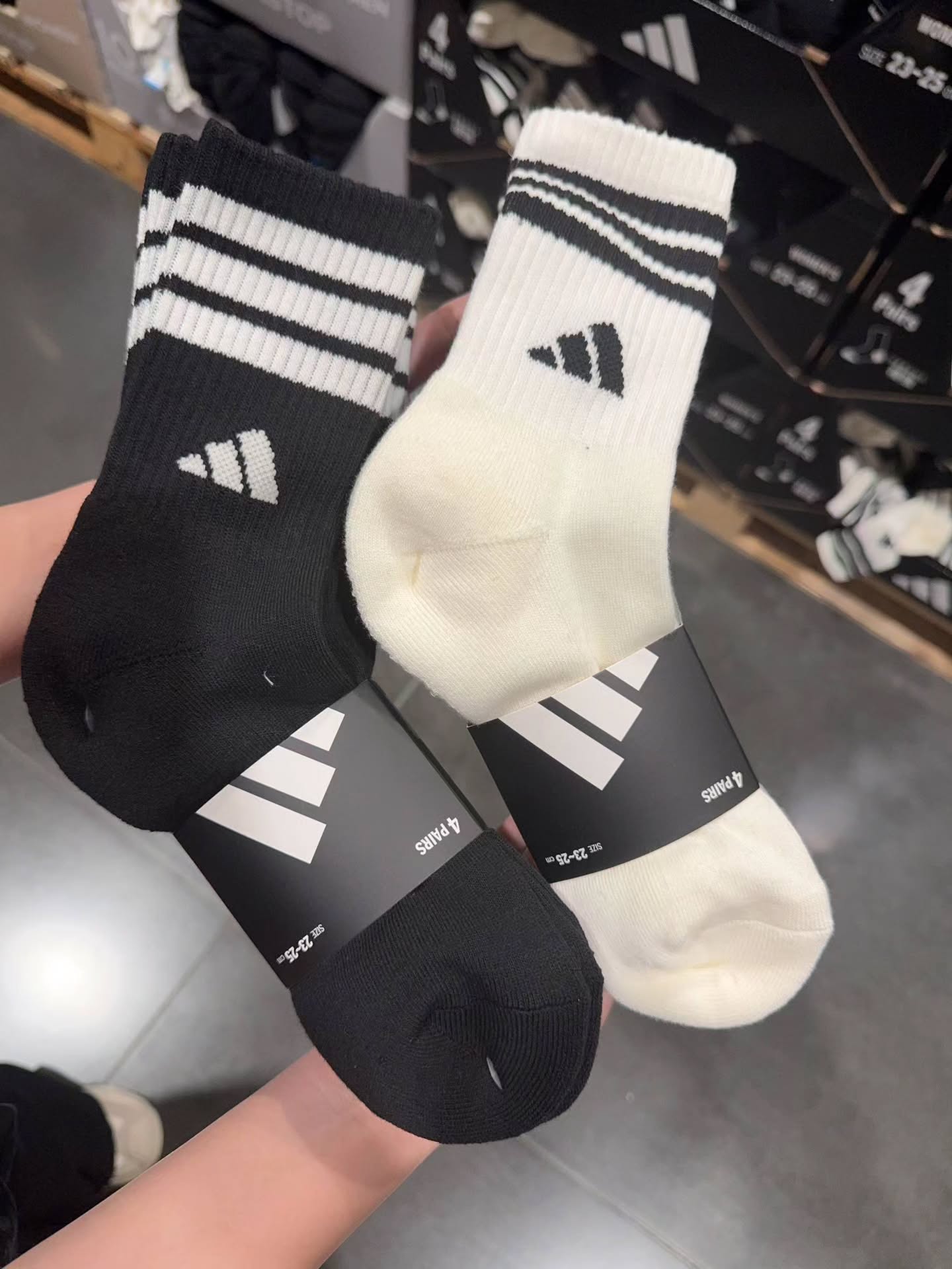 🇯🇵Adidas 女款4对袜子
