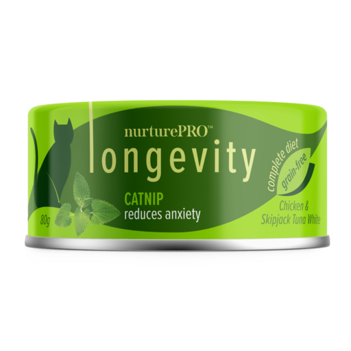 Nurture Pro 肉絲 貓草情緒舒緩 貓主食罐 80g