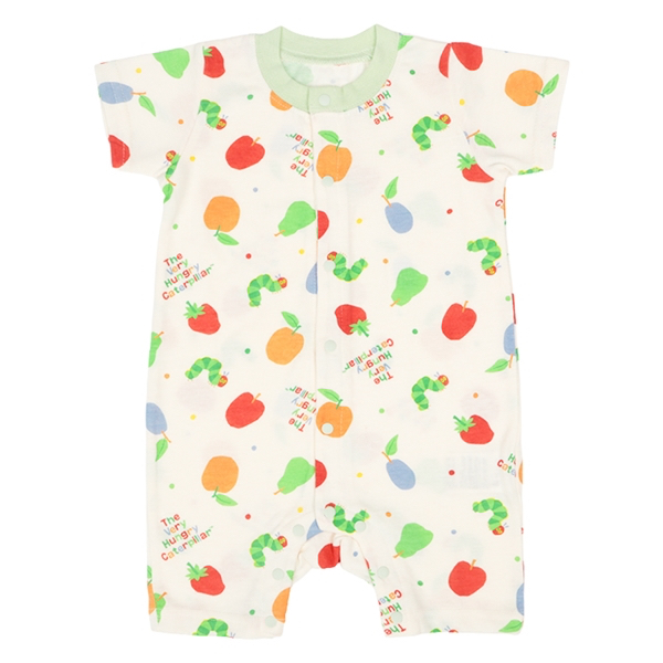 🇯🇵預訂 日本直送🇯🇵好餓的毛毛蟲滿印象牙色短袖連身服