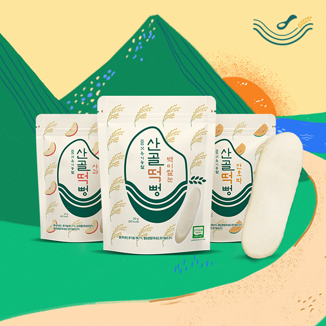 韓國內銷生態媽媽山谷有機米餅-20g