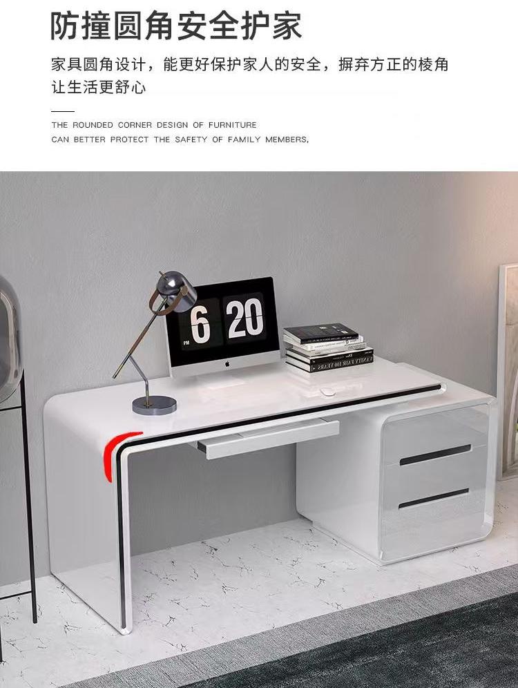 (樂家mall)電腦桌 書桌 烤漆學習桌 辦公桌 斗櫃 抽屜儲物櫃 computer desk