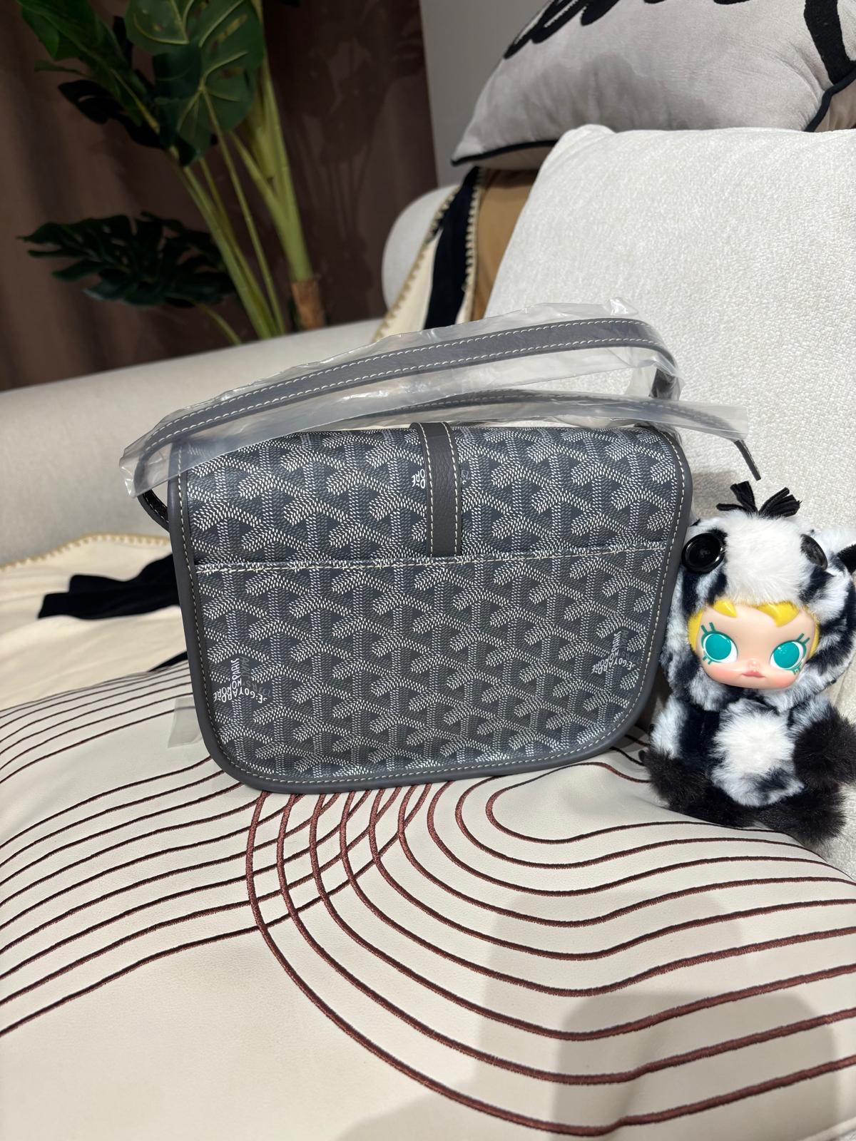 全新 Goyard Belvedere Pm grey 100%Authentic ,100%new 全新 ✅收據✅booklet✅塵袋