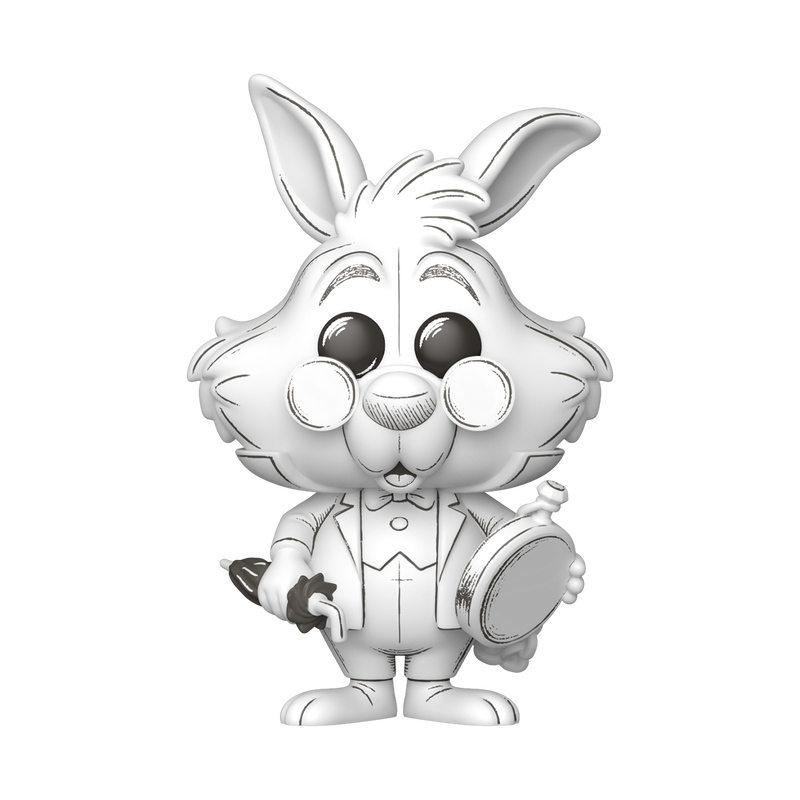📦訂購 英國代購 Funko POP! Disney White Rabbit (Sketched Deco) Figure 白兔先生 素描版 模型