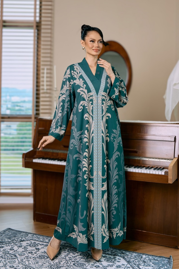 EGYPTIAN - TERATAI in Mystical Green