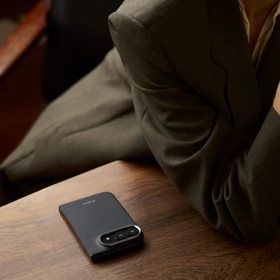 PITAKA iPhone Duo Edge Case (PitaTap™) (Back Cover only)