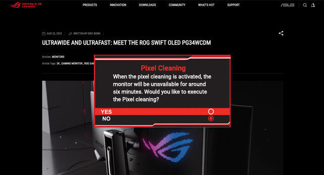 ASUS ROG Swift OLED PG27UCWM