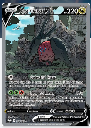 Pokemon TCG Card Game -SILVER TEMPEST-REGIDRAGO-184/195