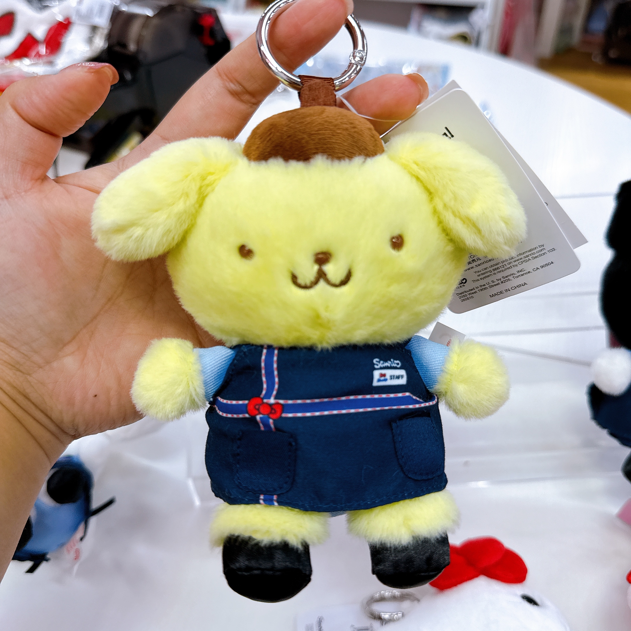 日本直送Sanrio Staff日式店員系列公仔掛飾