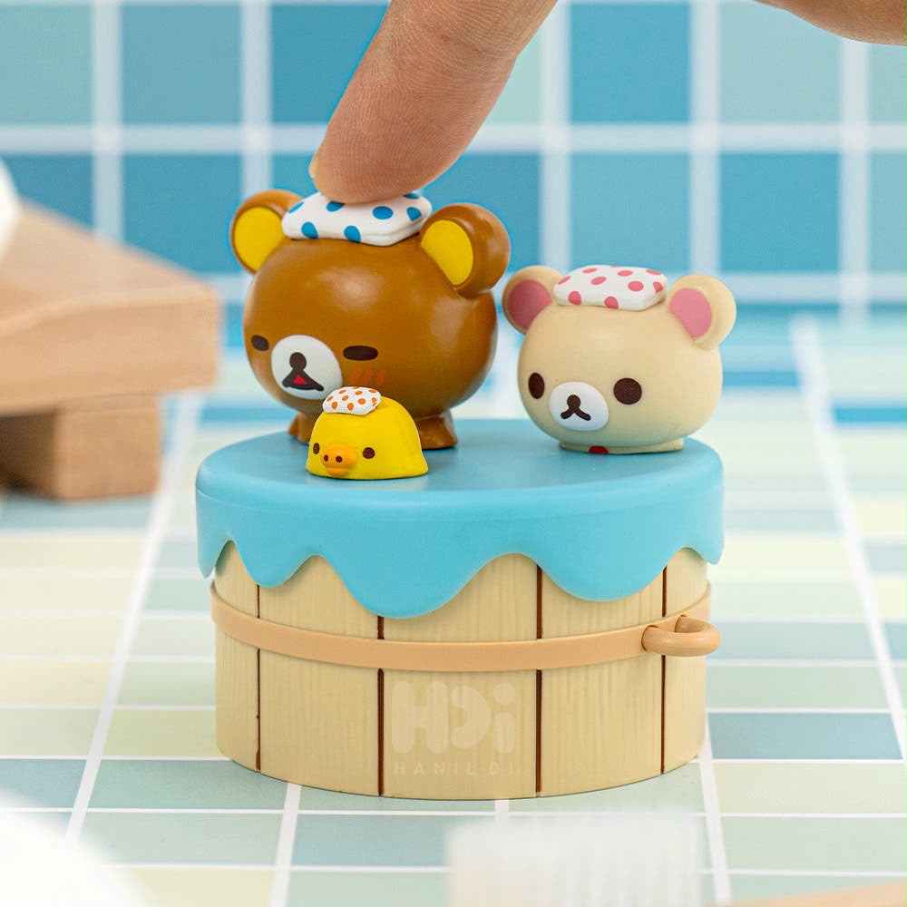 《預訂貨品》全新韓國限定 Rilakkuma 澡堂系列匙扣