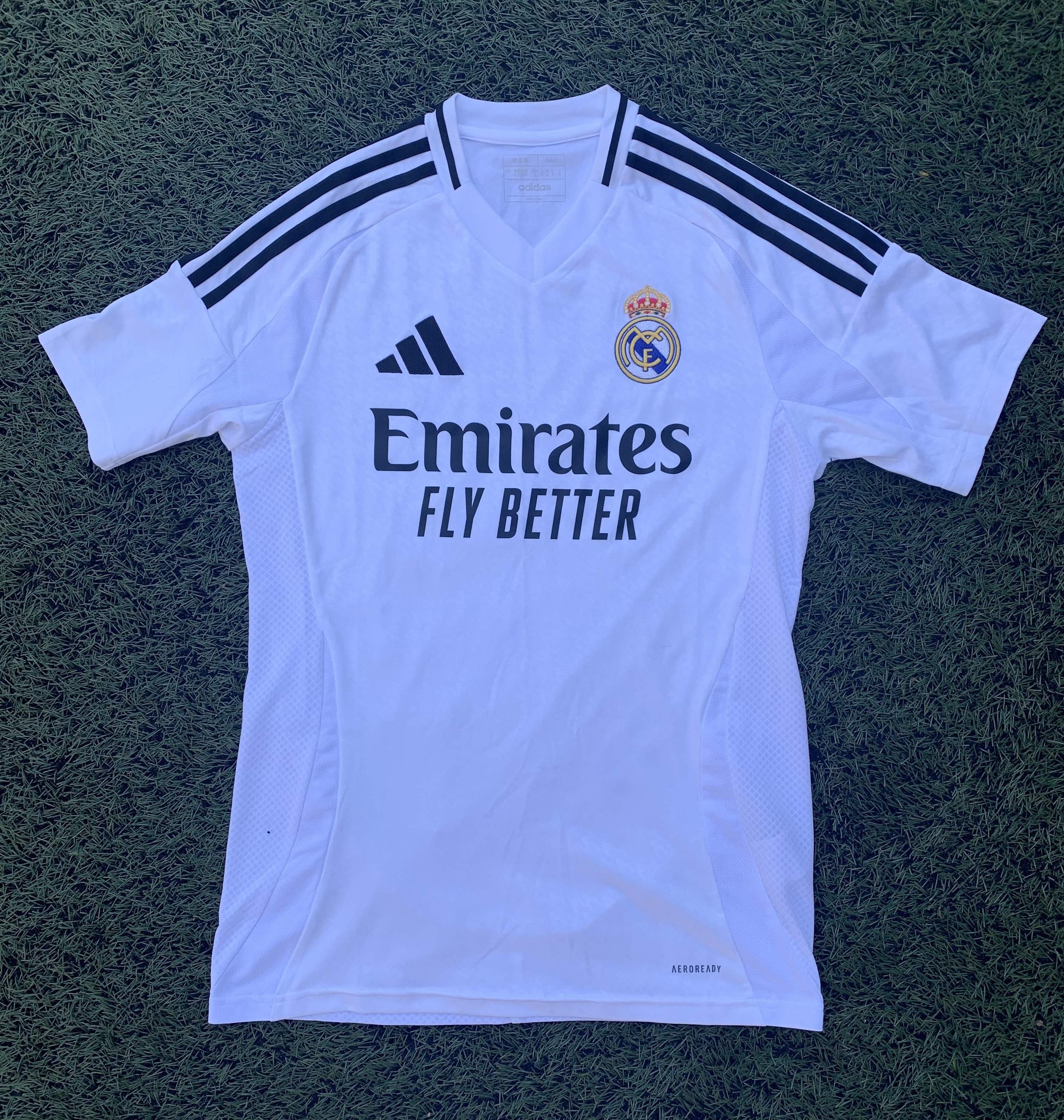 二手 90%新 2024-25 皇馬 皇家馬德里 主場 球迷版 短袖