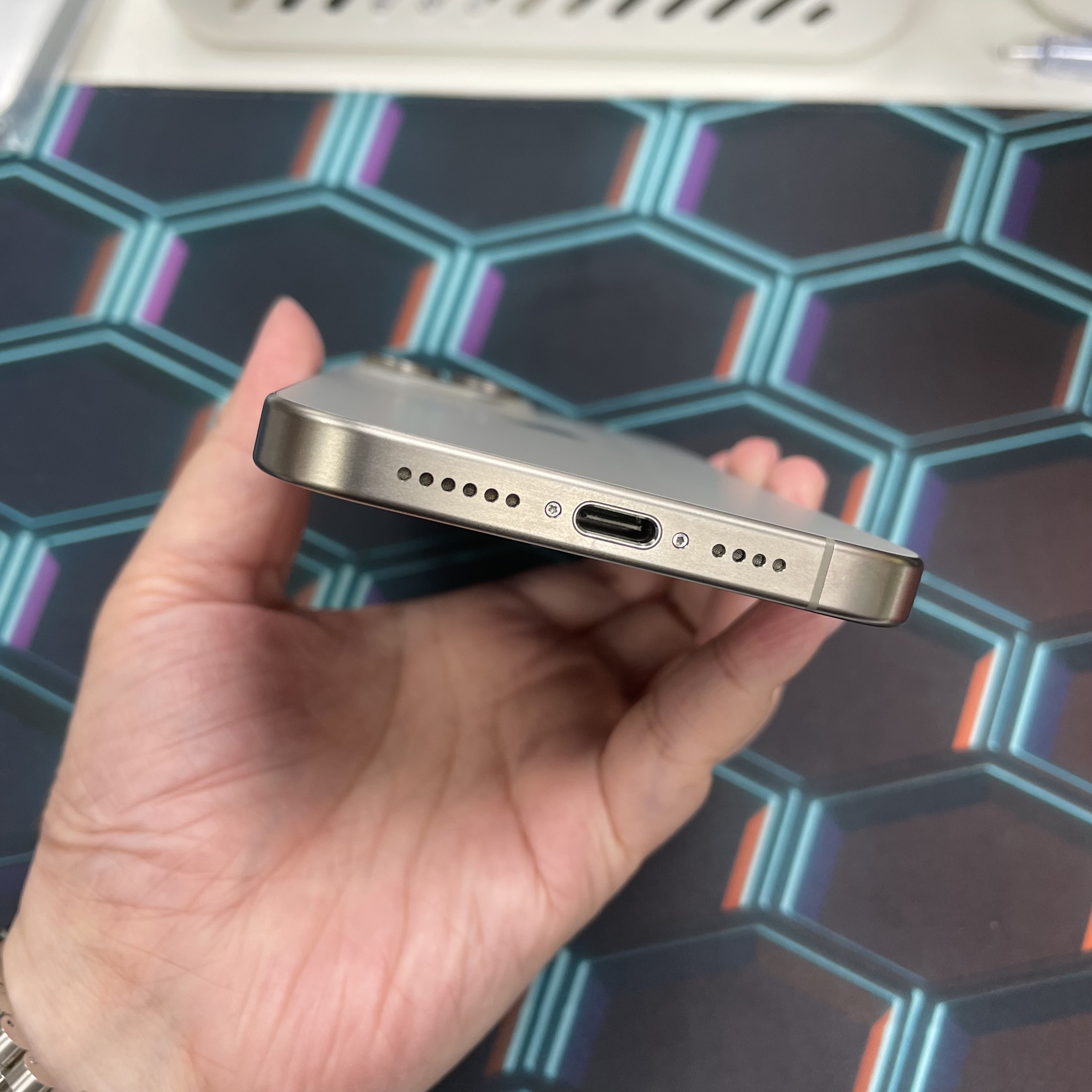 *6426 15 pro max 完美機 512GB 電100 原色 gray