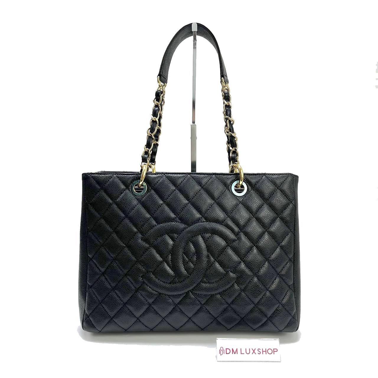 Chanel Black Caviar GST GHW (Serial 18)