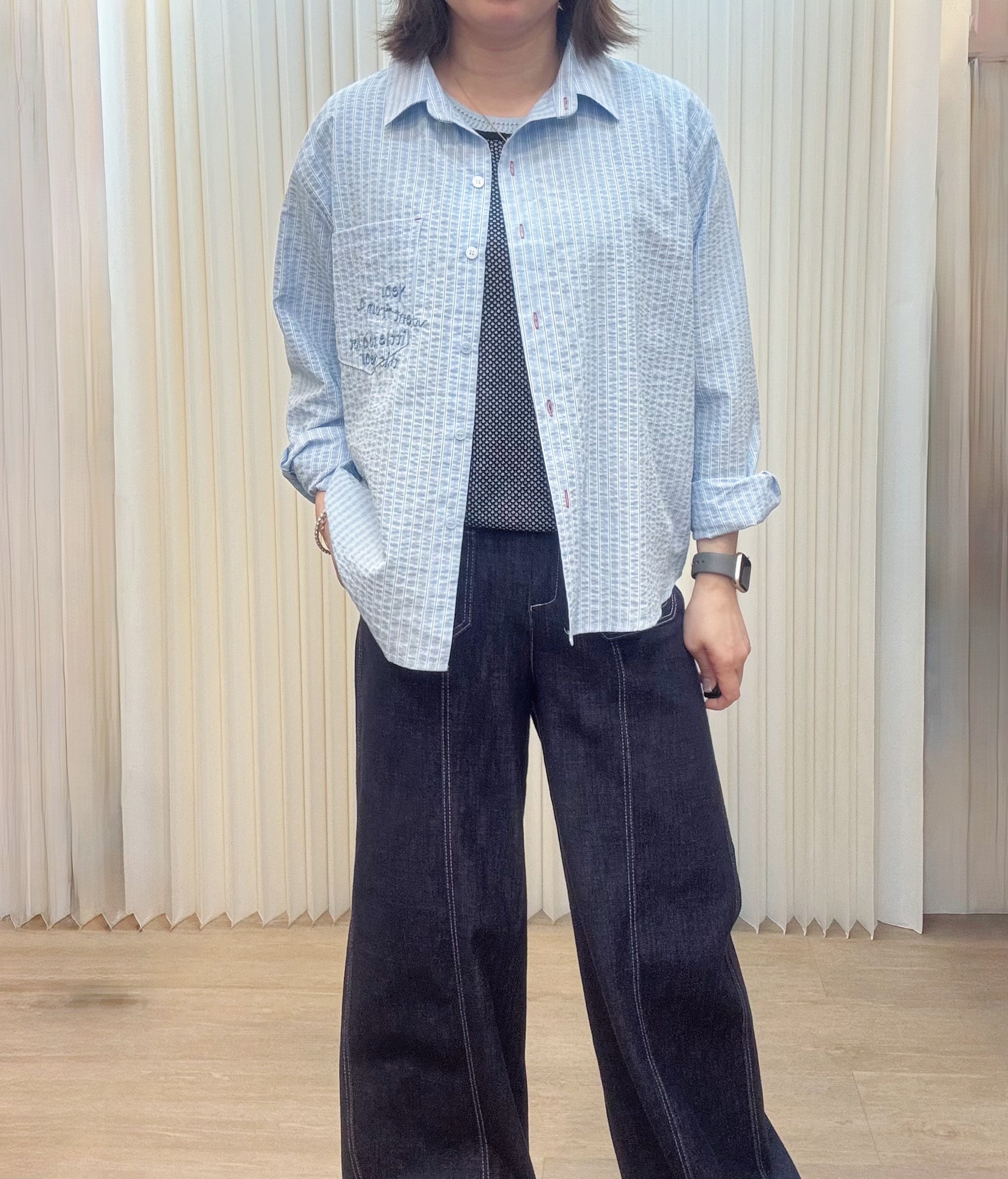 韓國免燙條子恤 M517 03no16300