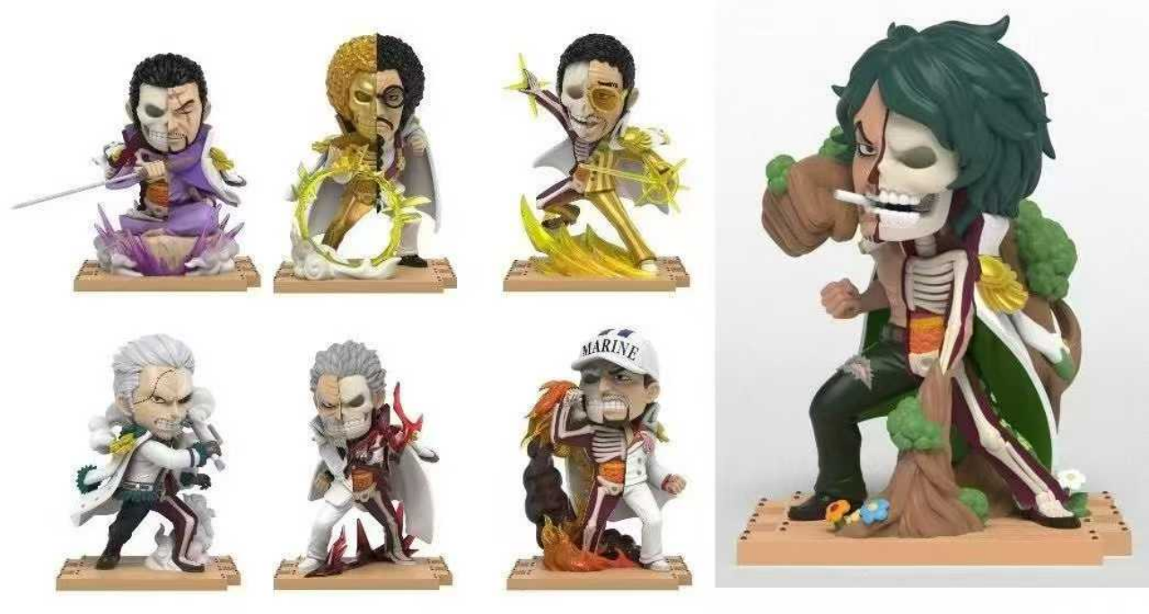 [Mighty Jaxx One Piece Vol. 8] Mighty Jaxx 海賊王 第8彈半解剖海軍系列盲盒 | 1件