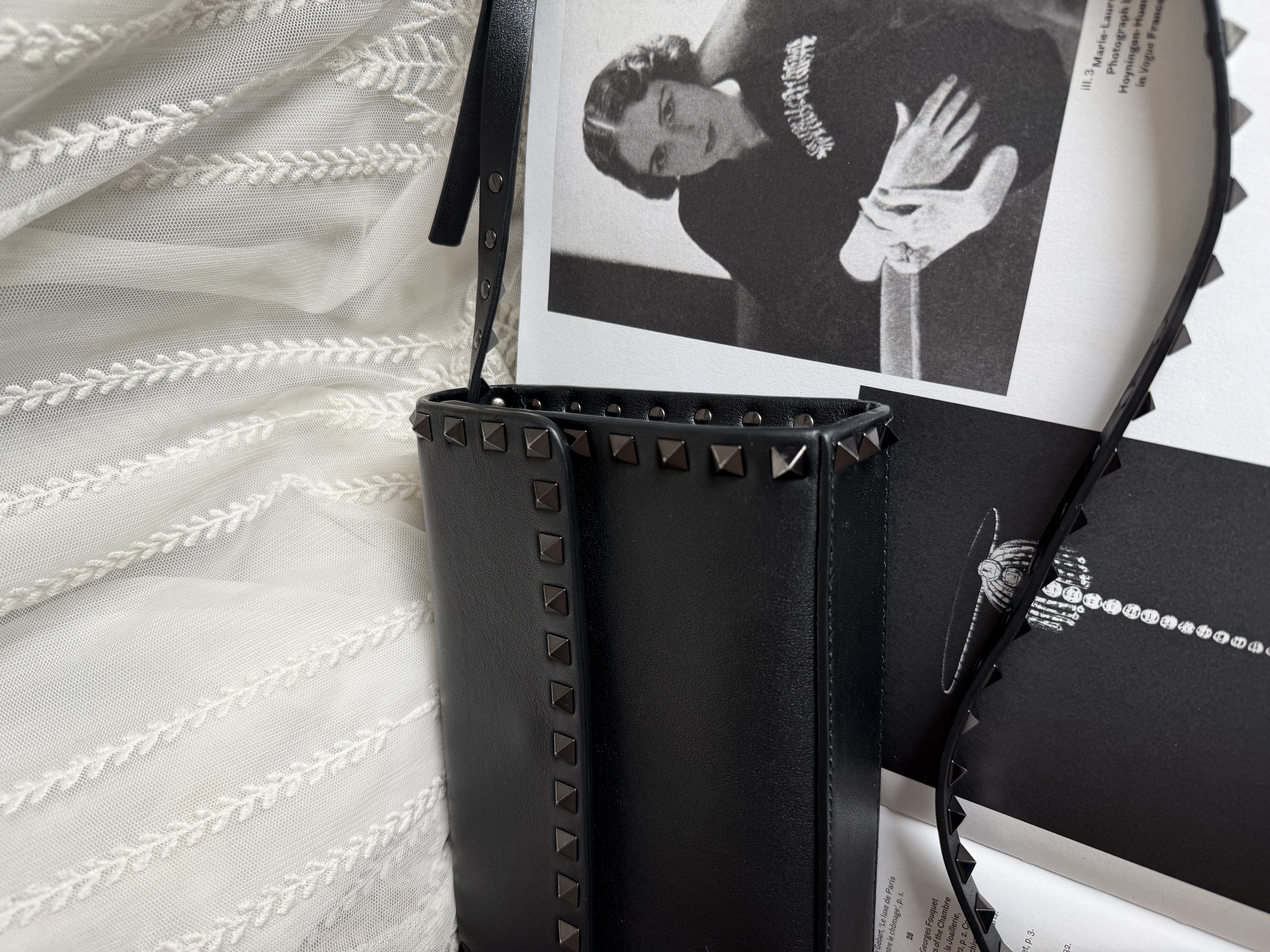 Valentino Garavani black Rockstud bag