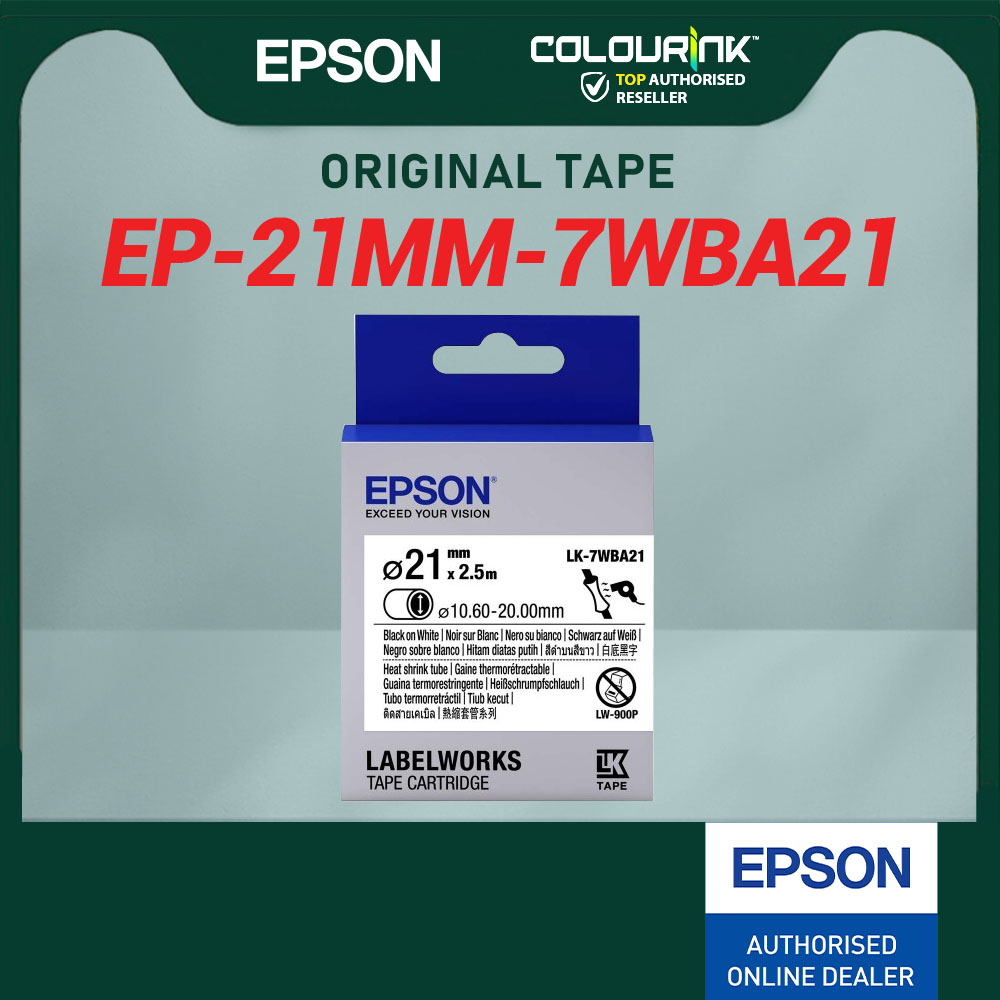 Epson Original Genuine Heat Shrink Tube LK TAPE 4WBA3 4WBA5 4YBA3 4YBA5 6WBA11 6WBA14 6YBA14 7WBA21 7YBA21 for Z900FK