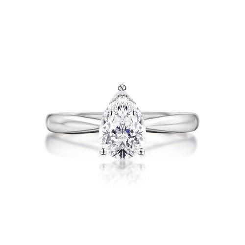 Pear Shape Engagement Ring