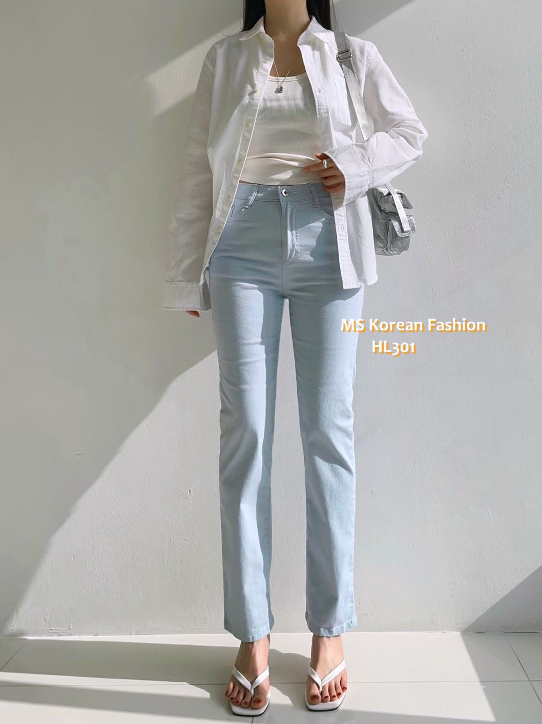 HL301 韓國🌼Howluk春版彈力棉直腳褲