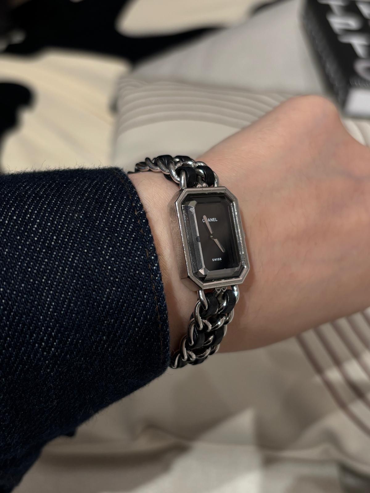 Chanel Première Iconic Chain Quartz Watch H0451 S size  100%Authentic, 95%New ✅證書