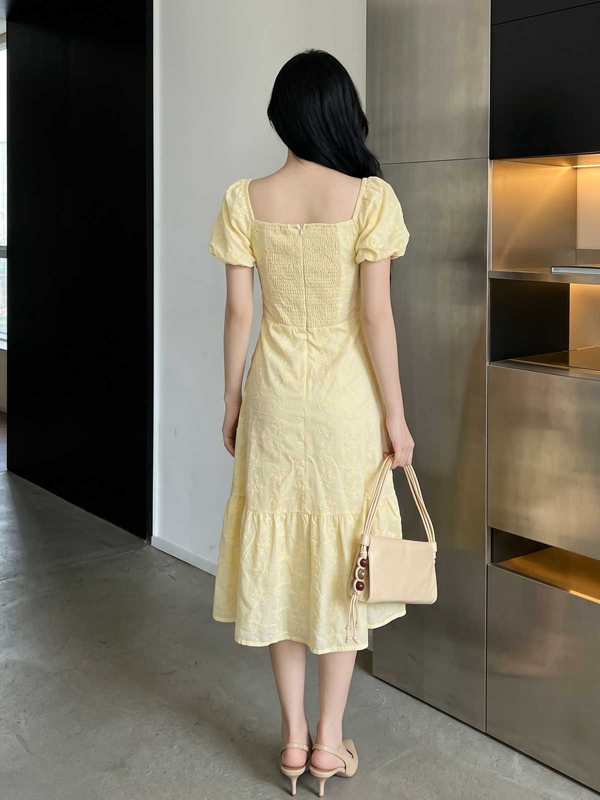 Soft Countryside Muse Midi Dress M178
