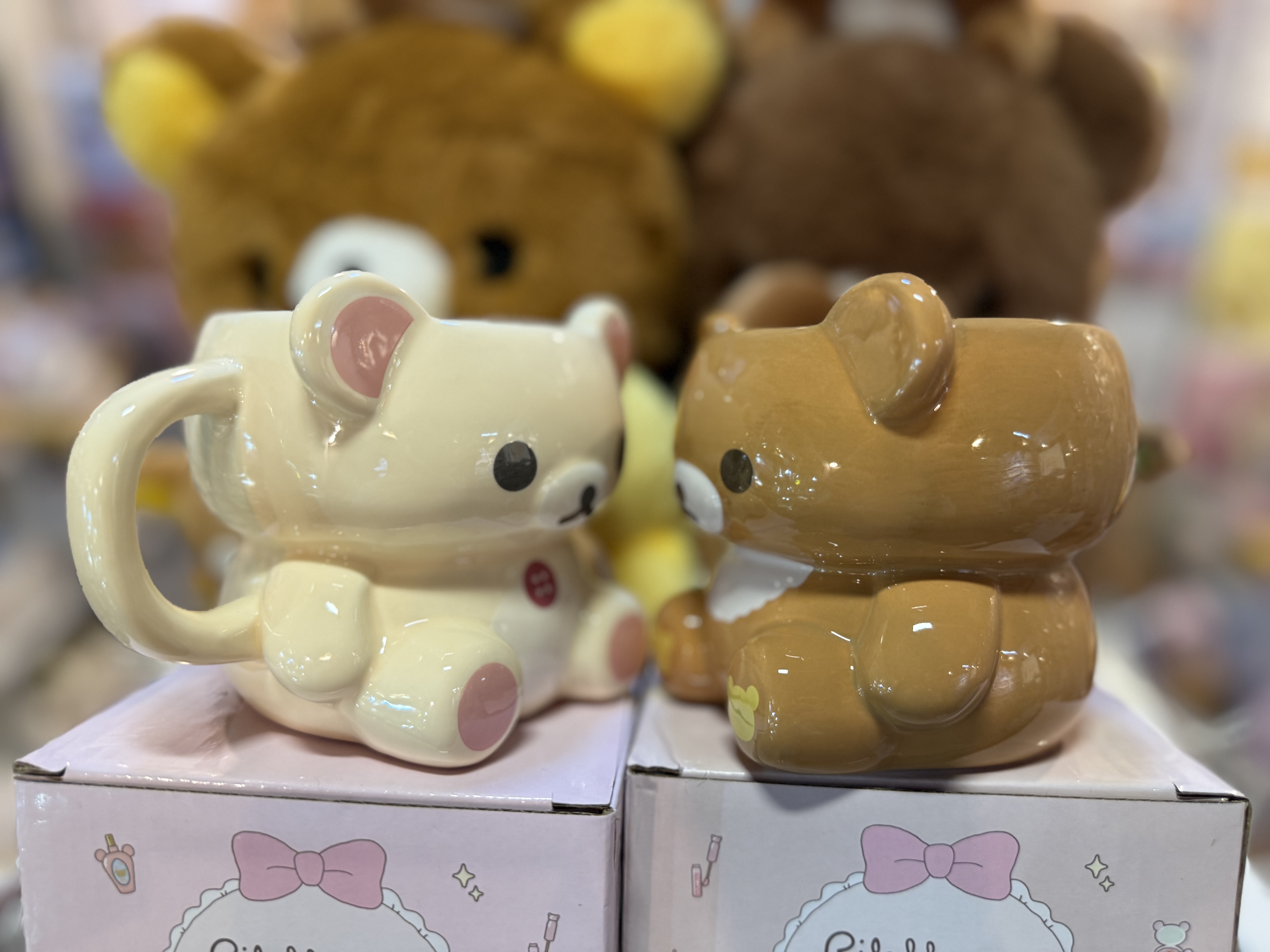 《現貨》全新RILAKKUMA化妝派對系列有耳陶瓷杯