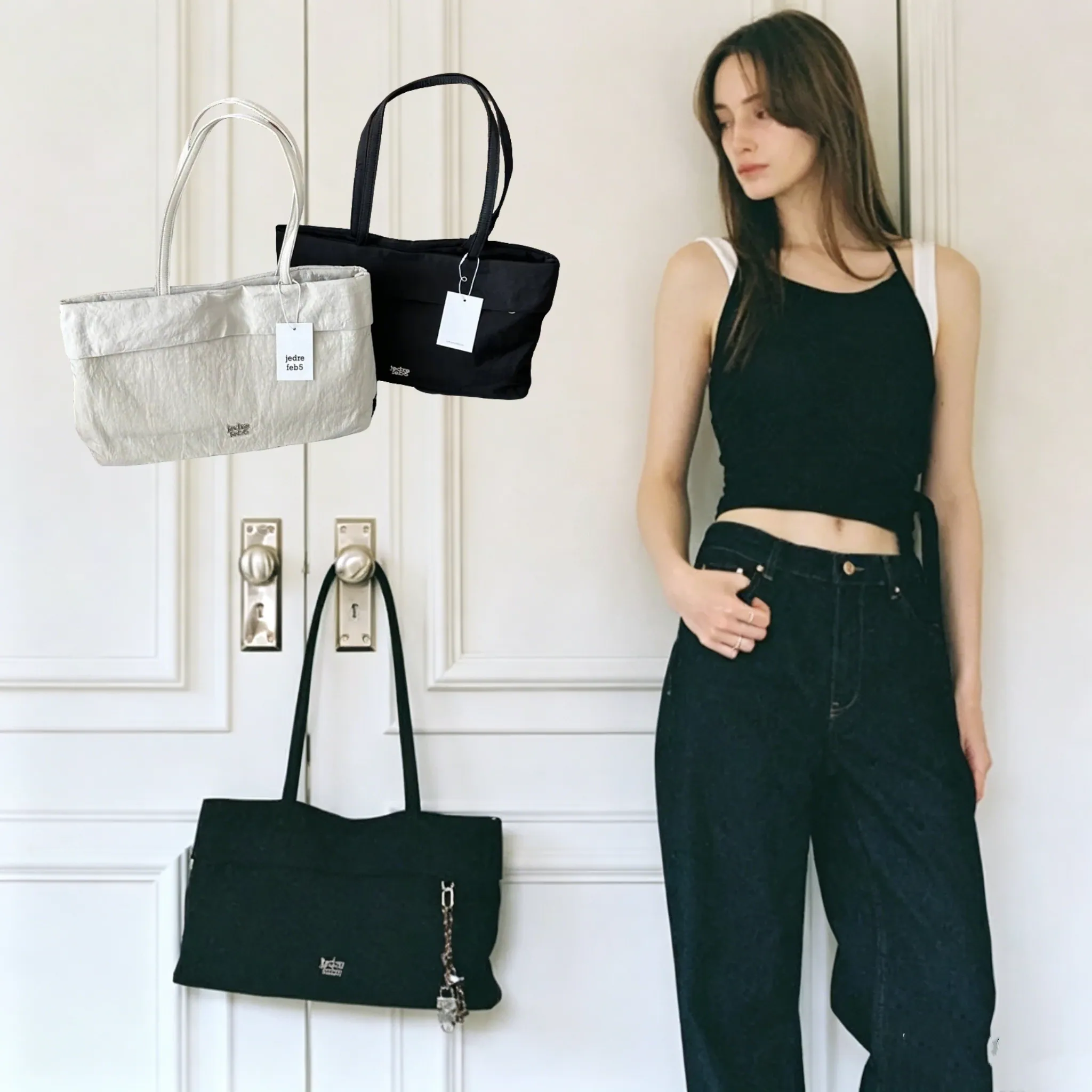 JEDREFEB5 尼龍 Ray bag large 休閒包