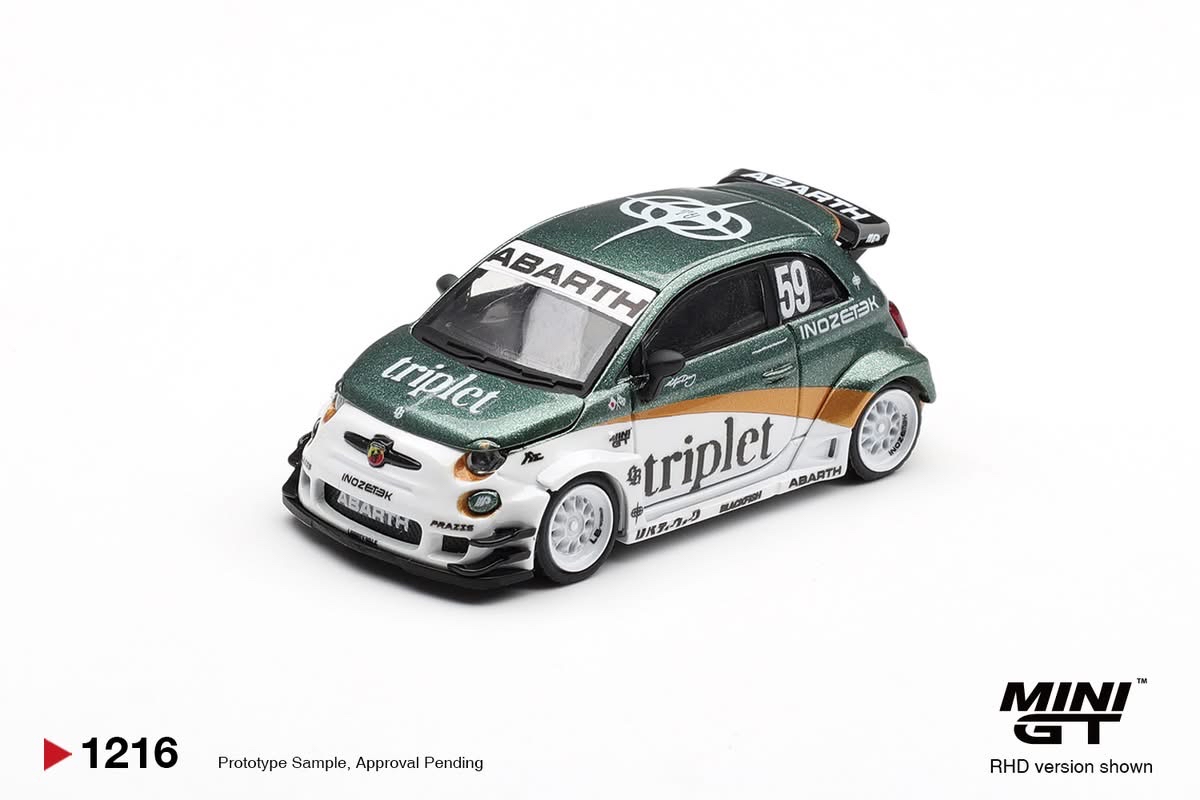 （預訂 Pre Order) Mini GT ( MGT01216-R ) Abarth 595 LB-WORKS TY Edition