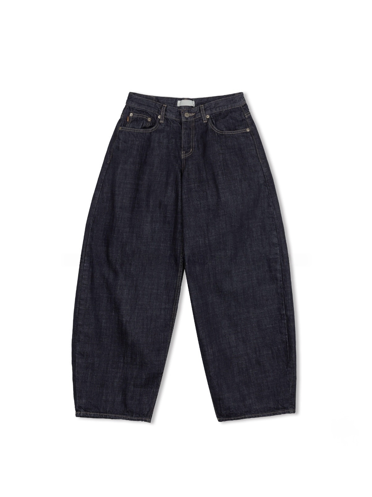Raw Low Wide Denim Pants