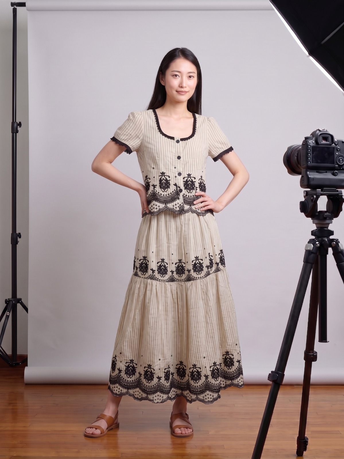 2077BB Belle Époque Embroidered Blouse
