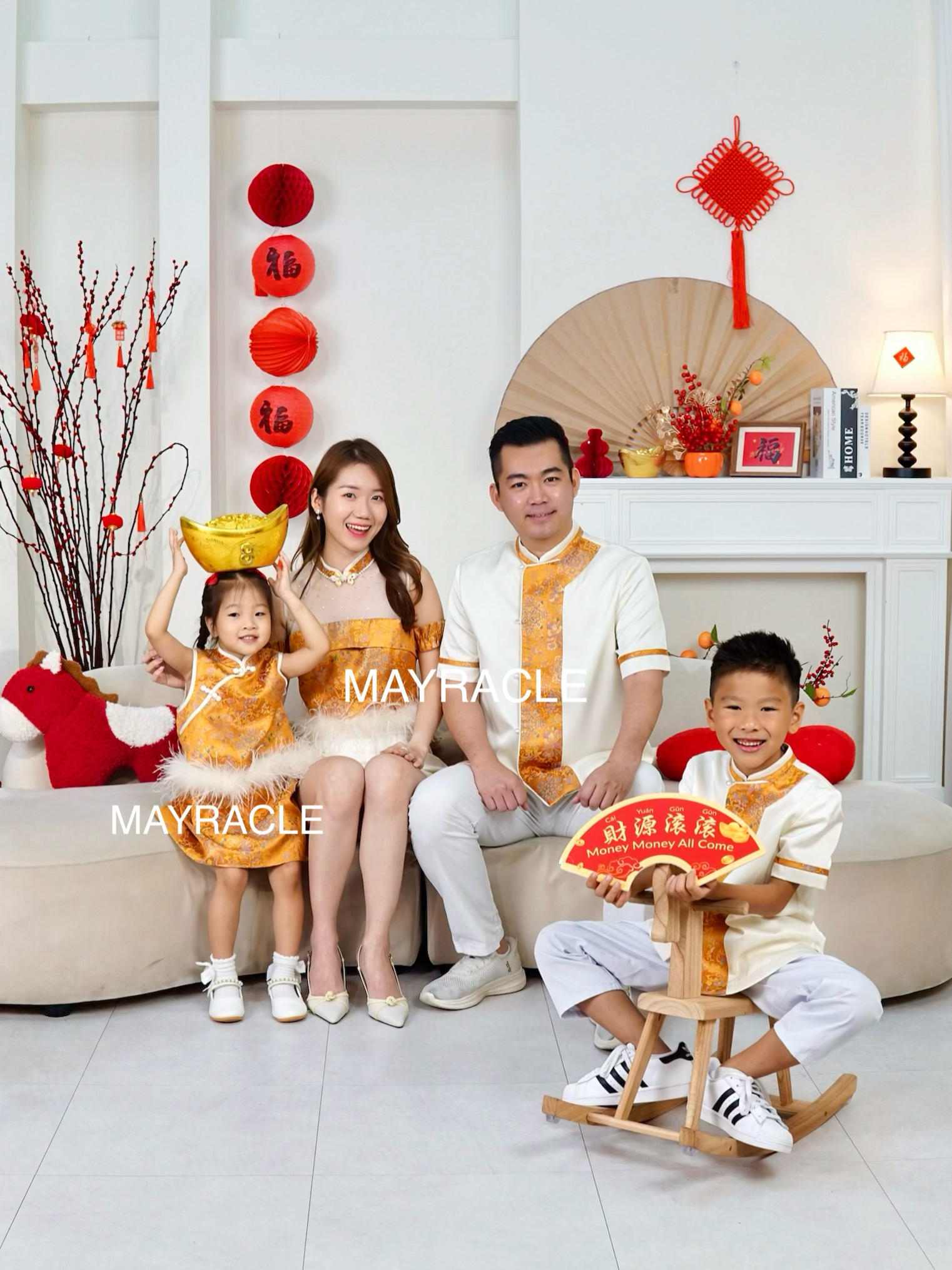 [PRE-ORDER] CNY 2027 Feng (丰) Top + Shorts Set