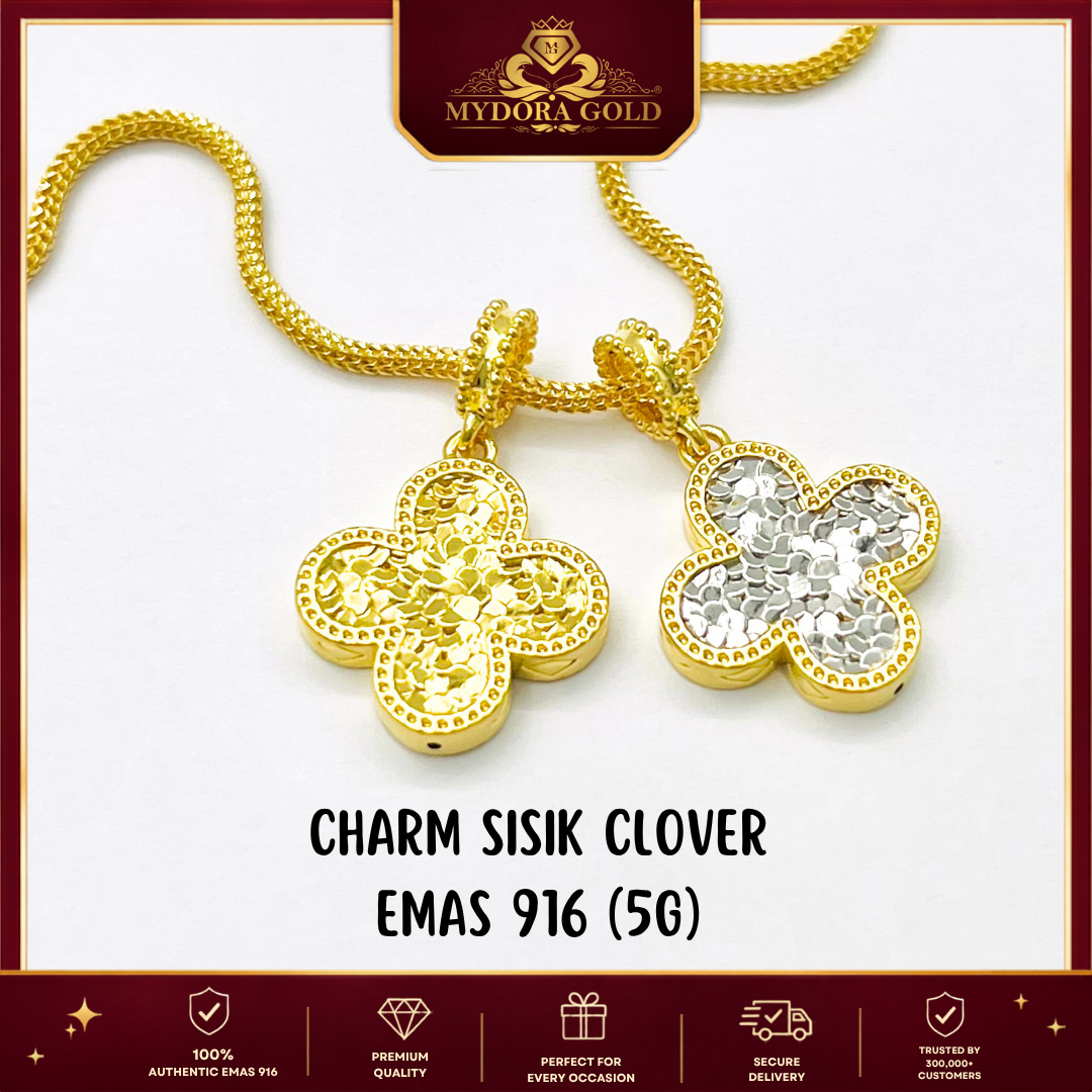 MYDORA Charm Sisik Clover (5G) l EMAS 916/22K
