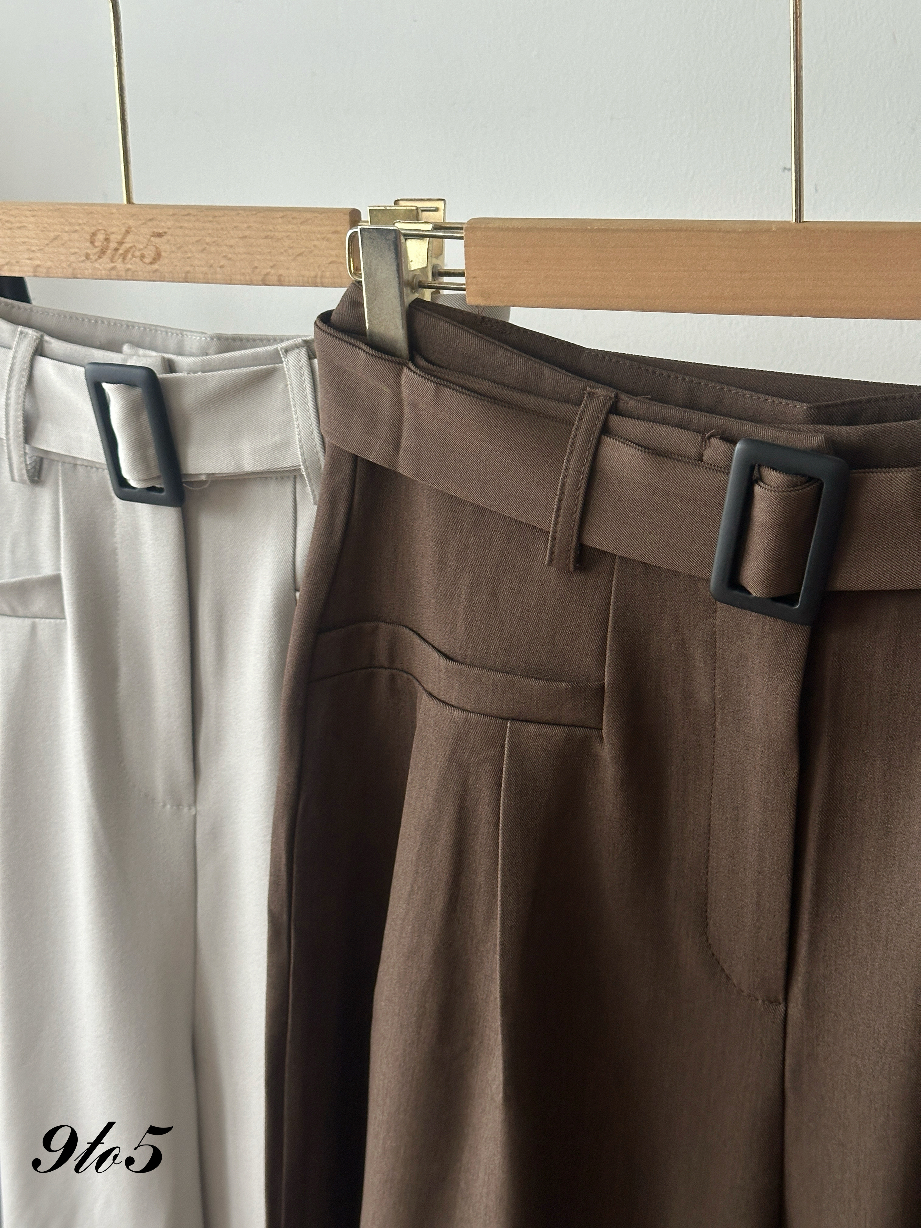 S1925 Wide Leg Long Pants - 3 Colors 