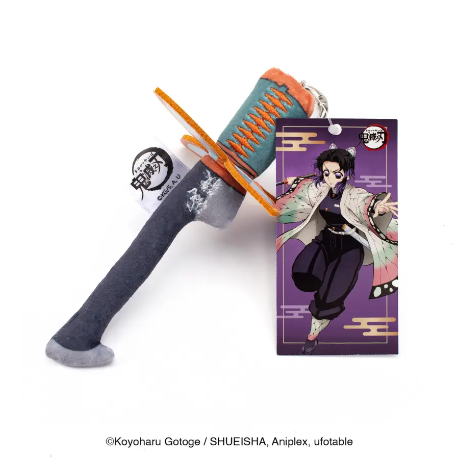 📦訂購 台灣限定 鬼滅之刃 胡蝶忍 蟲柱 絨毛日輪刀吊飾