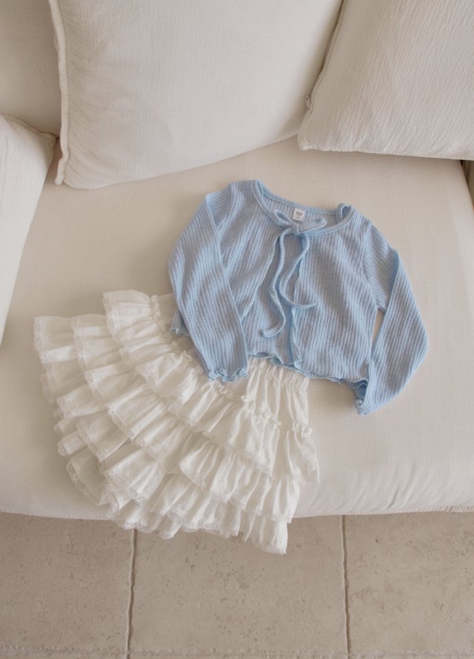 Momoann | Cardigan set (Blue size 9(105-113)
