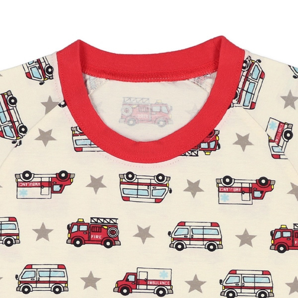 🇯🇵預訂 日本直送🇯🇵救護消防車車滿印包腹短袖家居服上下套裝