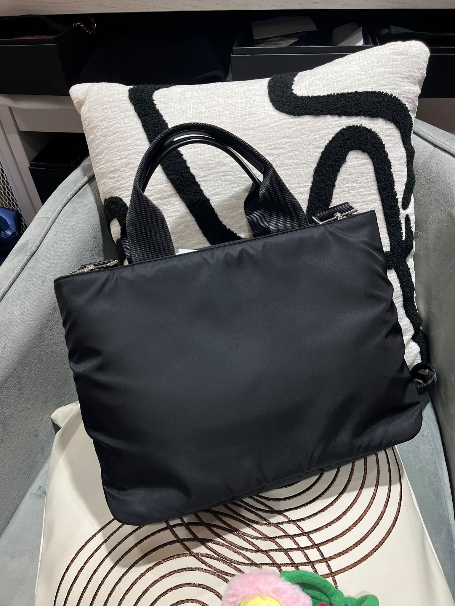 Prada nylon 2way re-nylon Bag100%Authentic, 98%new✅dust bag