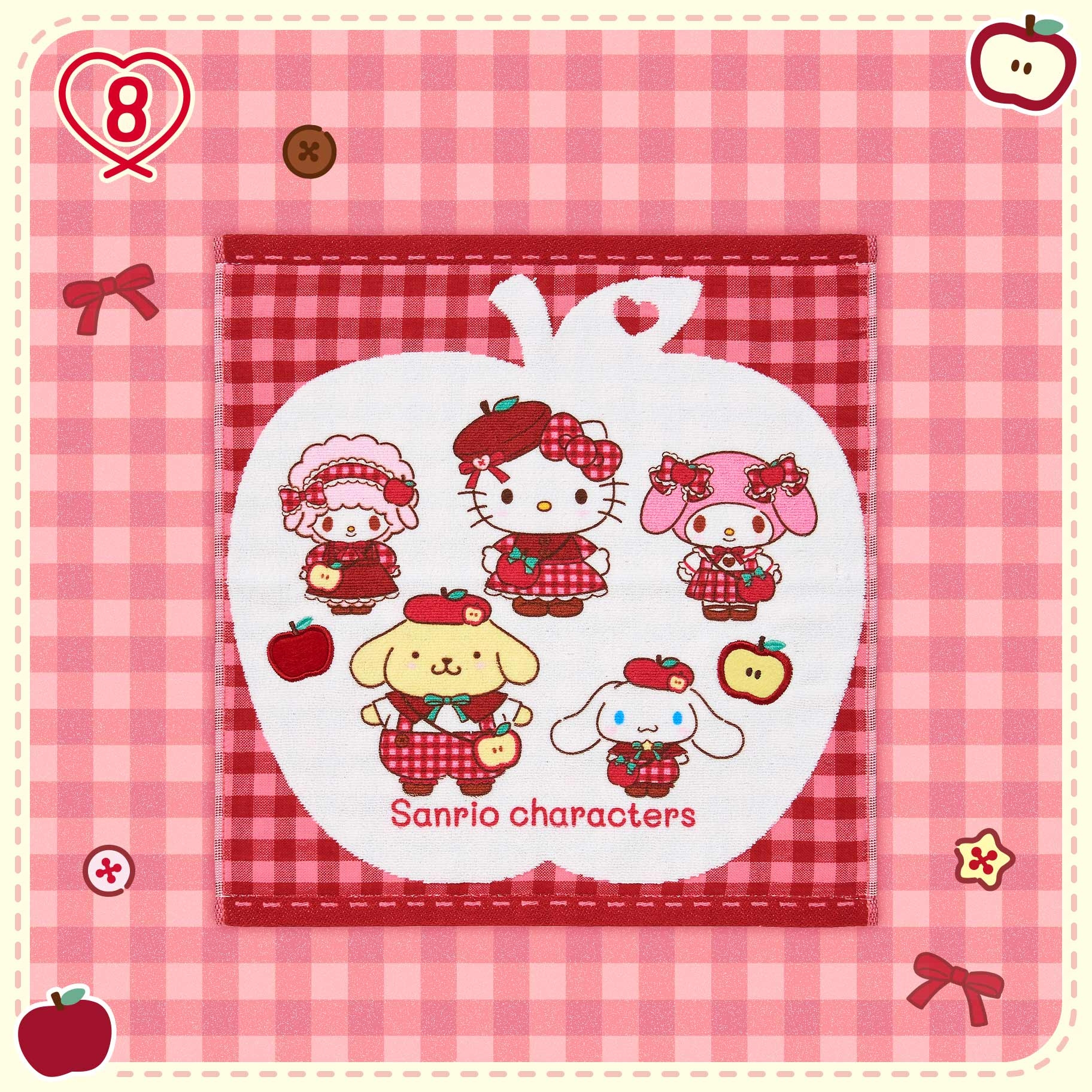 🌸 【預訂】Autumn Apple Series-No.8-Mini Towel 