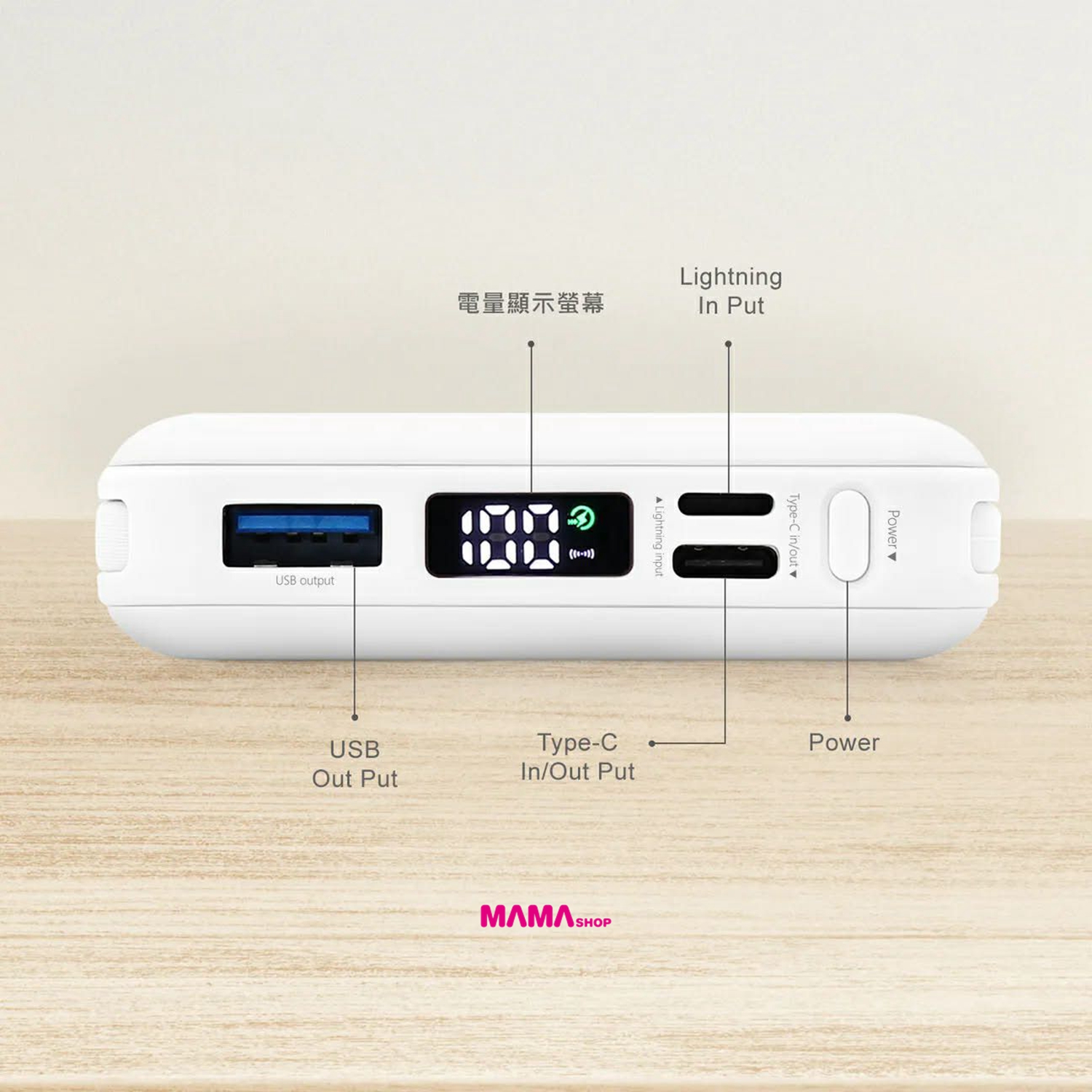 台灣直送Sanrio Hello Kitty 10000mAh磁吸帶線五合一行動電源