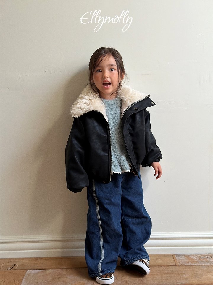 Ellymolly | Big-Collar Shearling Jacket