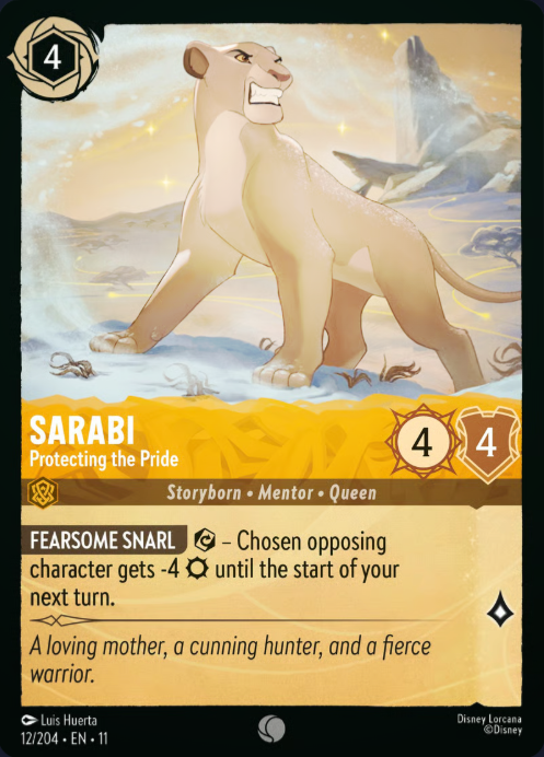 12/204 Sarabi – Protecting the Pride C