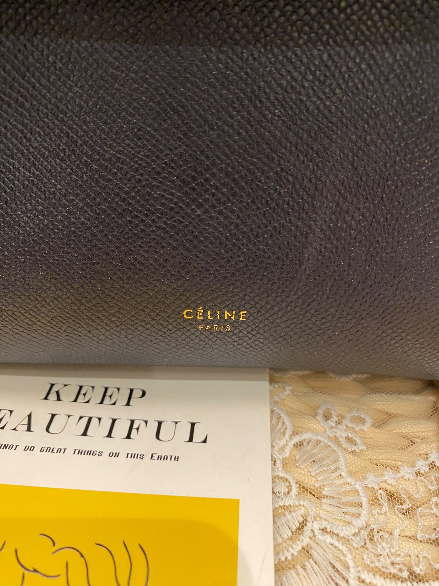 Celine Grained Calfskin Belt Bag