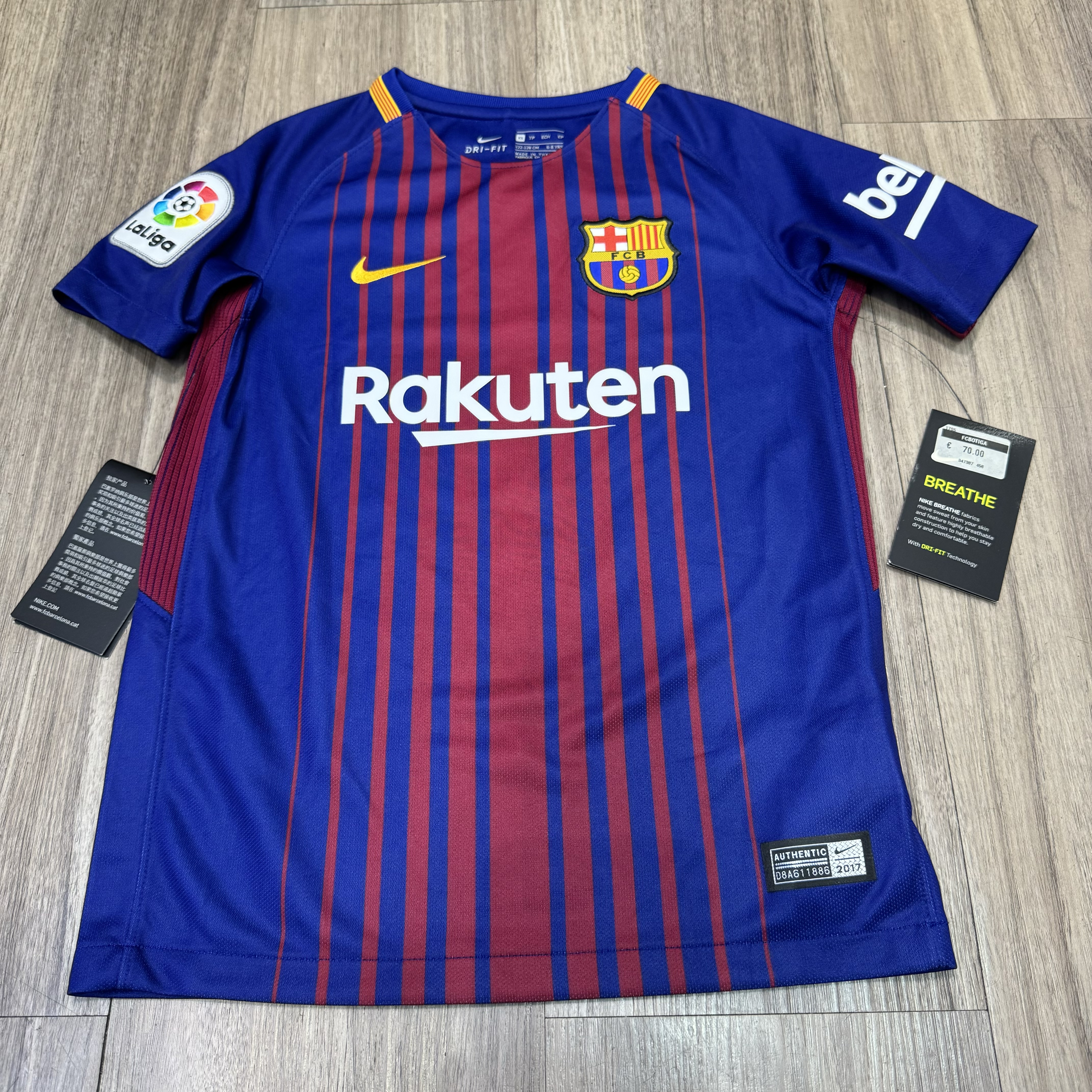 (Youth size)Barcelona 17/18 home shirt #11 Neymar JR (Bnwt)