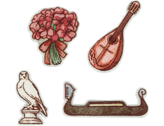 【預訂】DisneySea 25th Jubilee Locket - Sparkling pieces (Mediterranean Harbor)