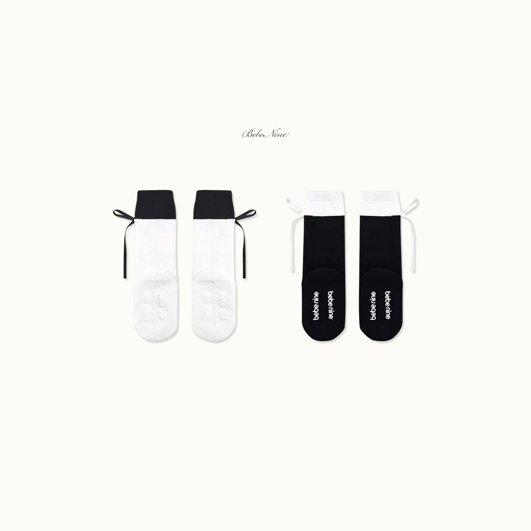 Bebenine Nine Ribbon Knee Socks Set