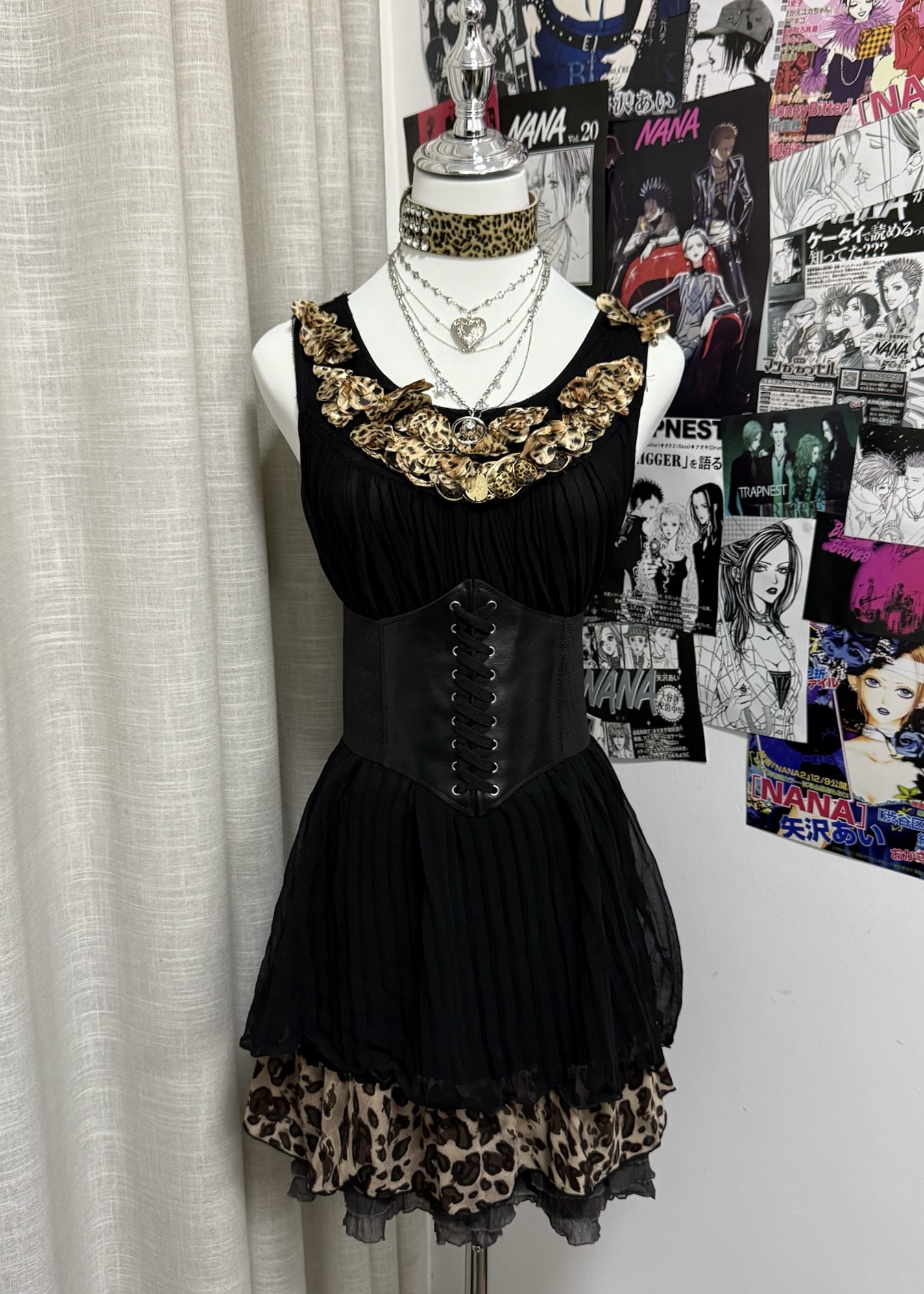 Tsuyome Gyaru Leopard Top/Dress